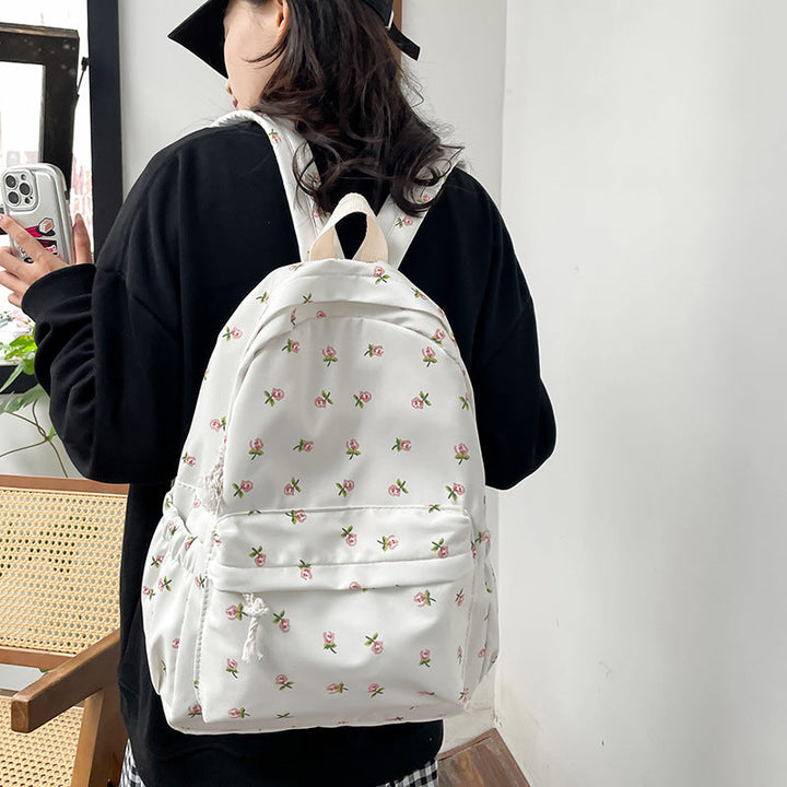 Floral Print Everyday Backpack Kalsten