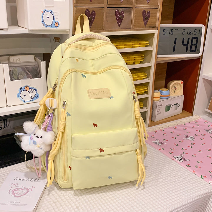 Cute and Functional Multi-Pocket School Backpack