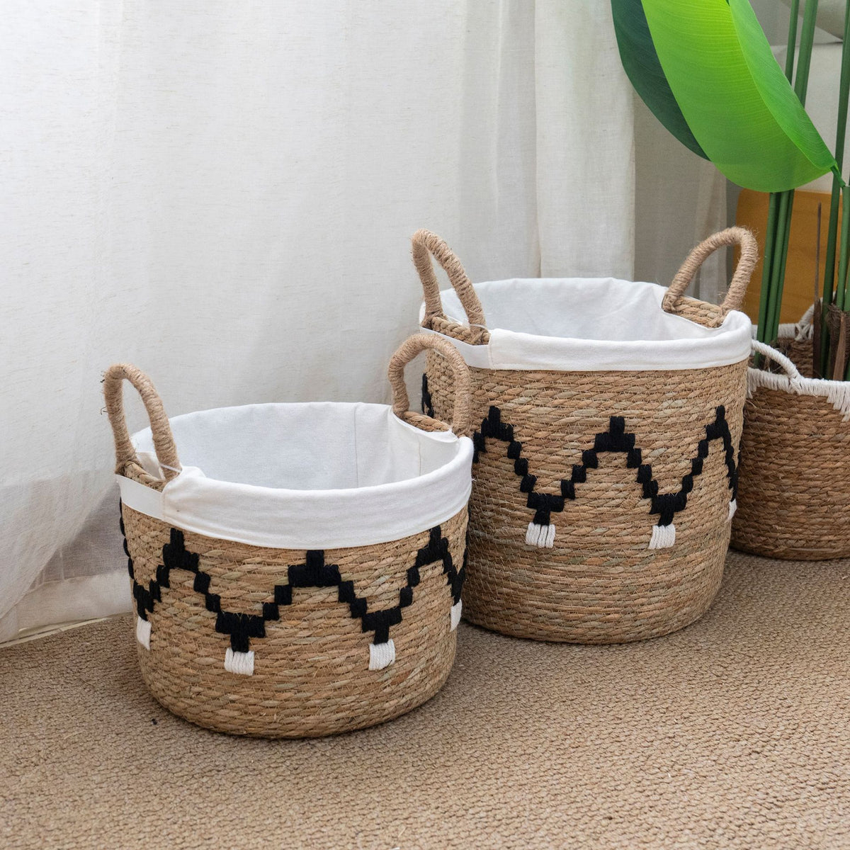 Decorative Woven Storage Basket Acalora