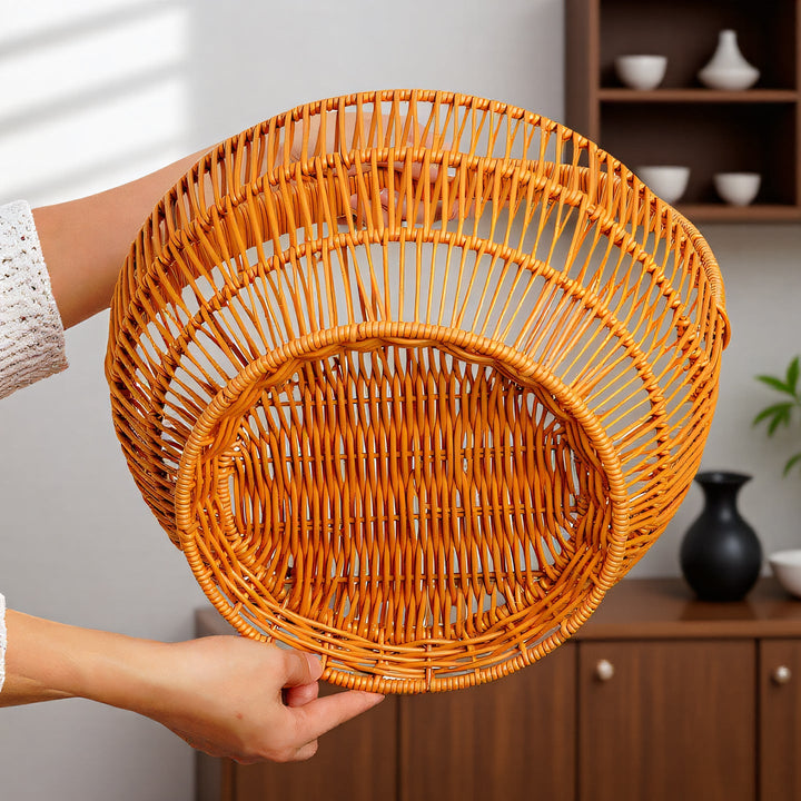 Women Handcrafted Basket with Handle Kalsten