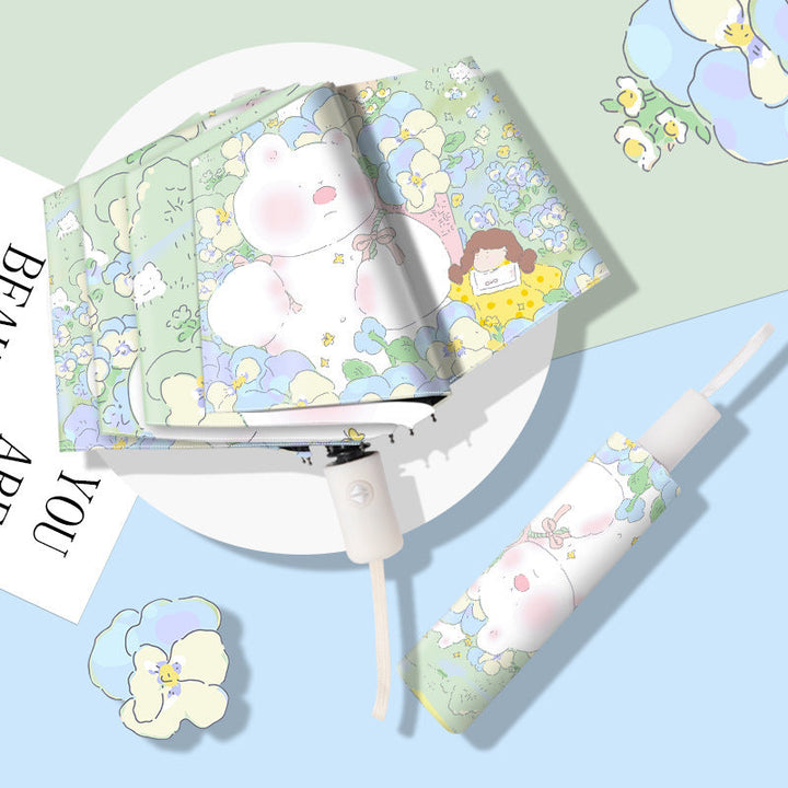 Women's Designer Umbrella with Playful Floral Pattern Kalsten