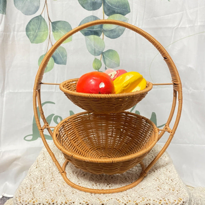 Ladies wickerware with two levels Kalsten