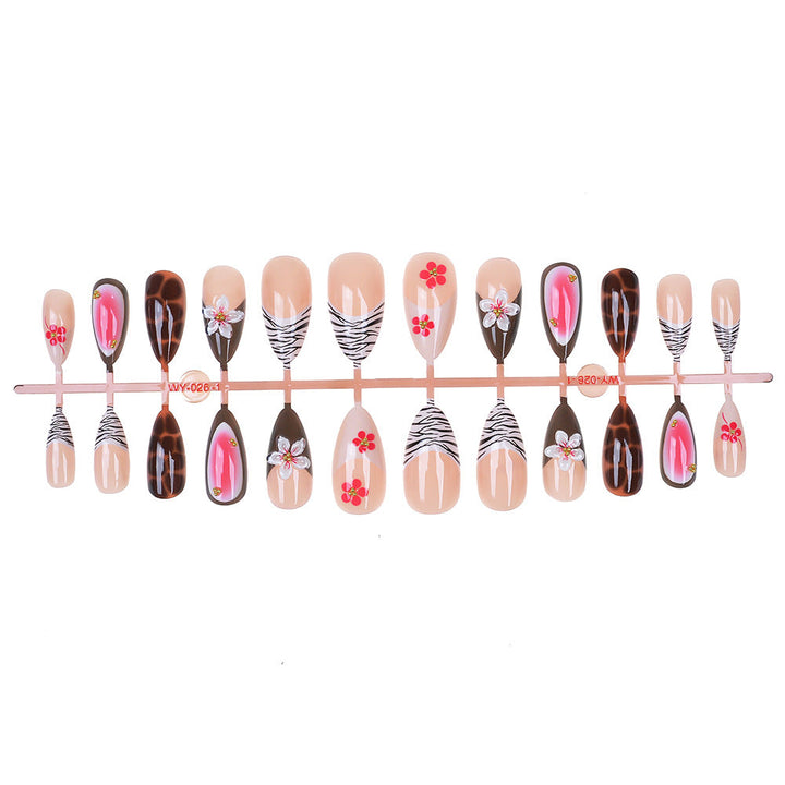 Decorative Floral Press-On Nail Set Kalsten 1787294384