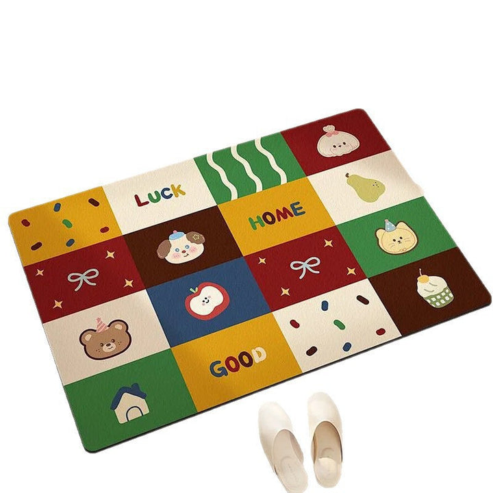 Welcome Home Cartoon Area Rug Kalsten