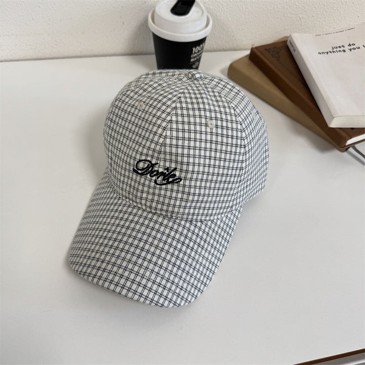 Men's Casual Checkered Baseball Cap Kalsten