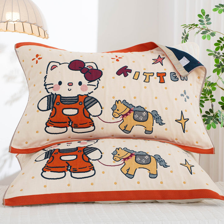 Women Decorative Pillow with Cheerful Design Kalsten