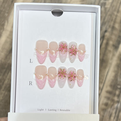 Reusable Press-On Nail Set Acalora