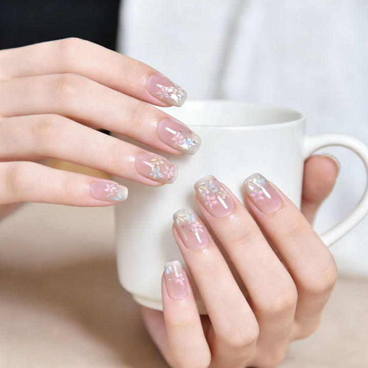 Premium Glittering Press-On Nail Extensions Kalsten