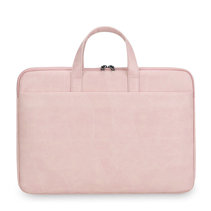 Premium Patchwork Leather Laptop Bag Kalsten