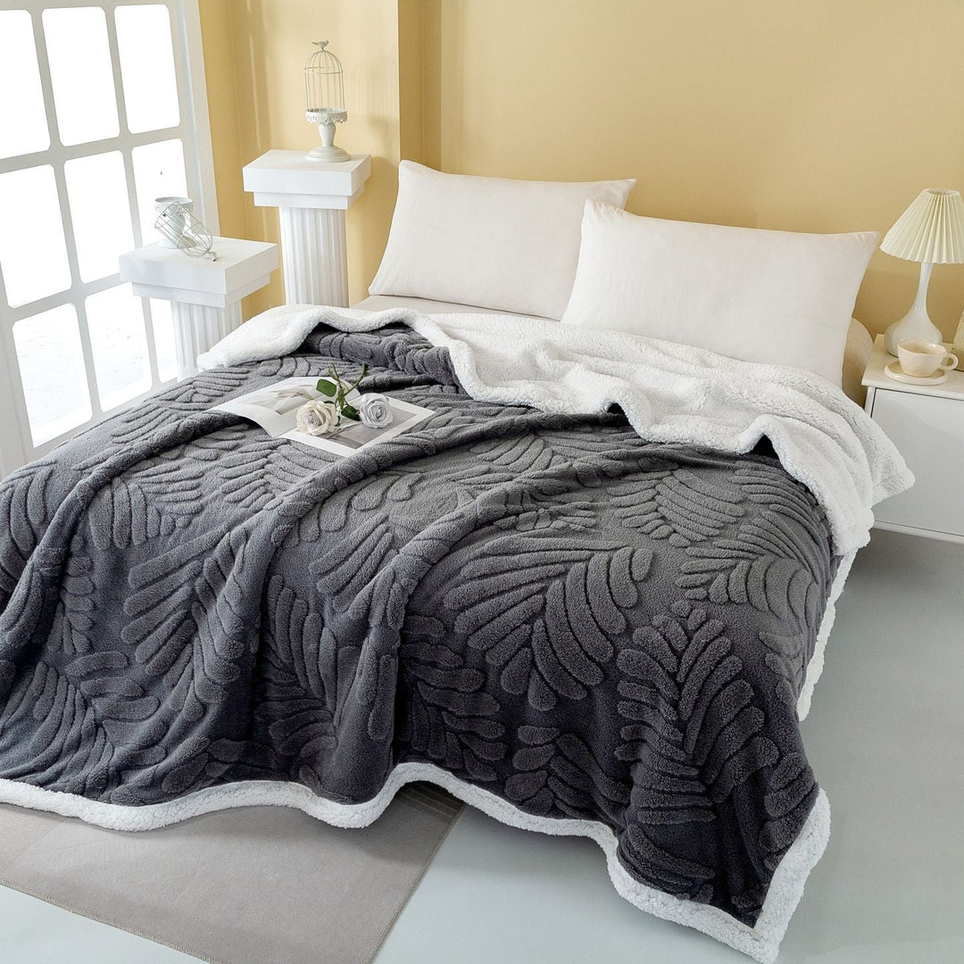 Cozy Fleece Throw Blanket Kalsten