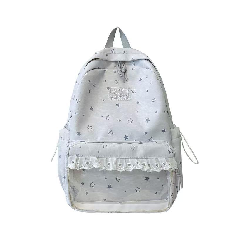 Star-Patterned Casual School Backpack Kalsten