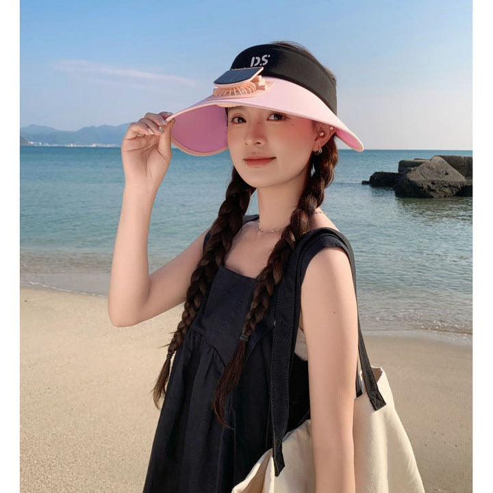 Adjustable sun visor with extra wide brim and breathable headband Kalsten
