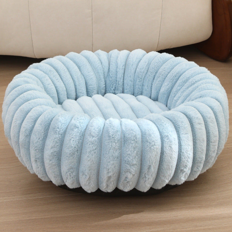 Women Round Cuddle Bed with High Edges Kalsten