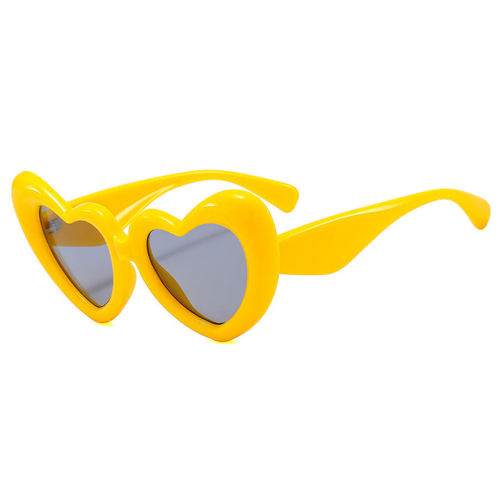Women Heart-shaped Sunglasses with Stylish Frame Kalsten