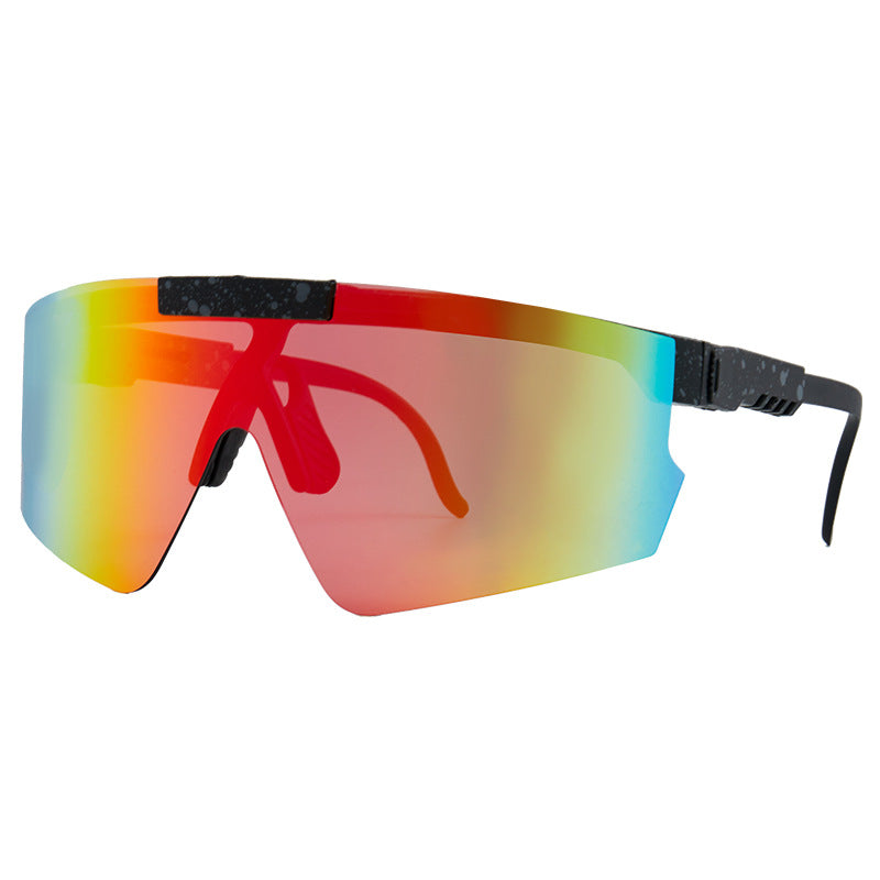 Unisex Futuristic Oversized Shield Sunglasses Kalsten