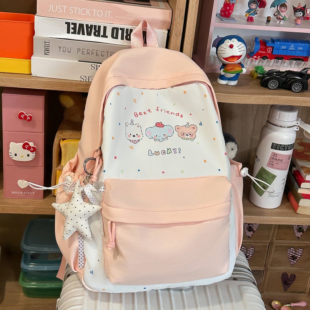 Children's Cute Cartoon Character School Backpack