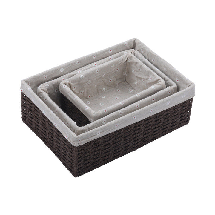 Women's Storage Basket Set with Decorative Lining Kalsten