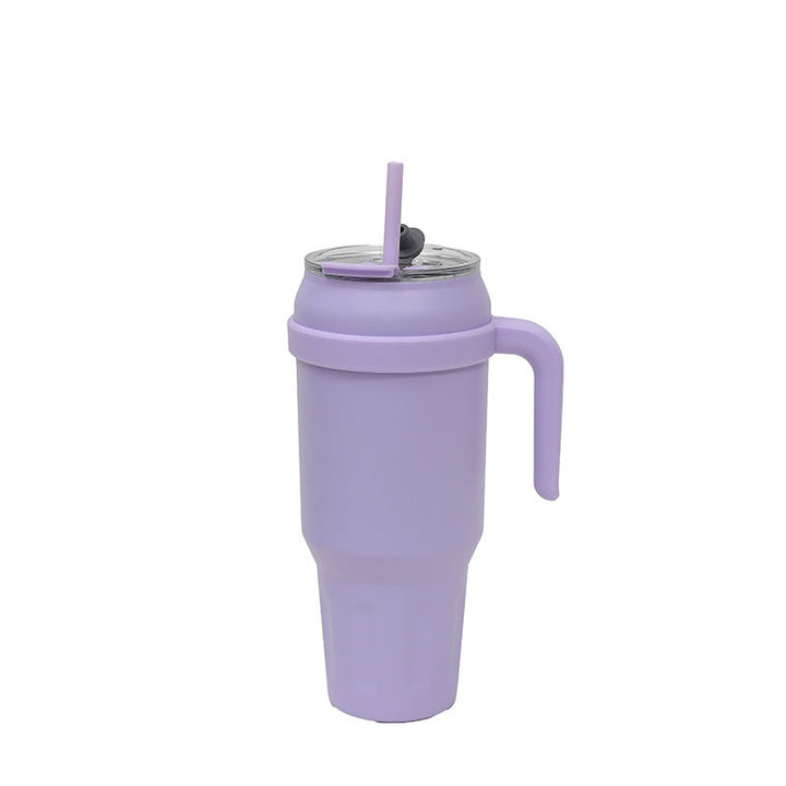 Women's Insulated To-Go Cup with Ergonomic Handle and Flexible Straw Kalsten