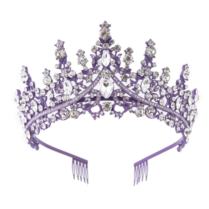 Ladies Rhinestone Tiara with Sparkling Gemstones Kalsten