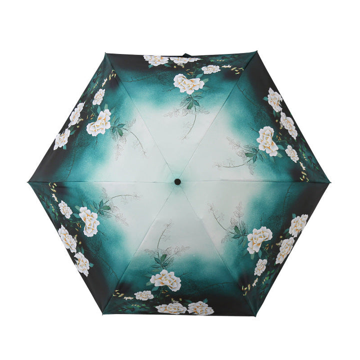 Ladies Elegant Umbrella with Exquisite Floral Design Kalsten