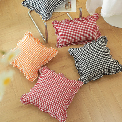 Decorative Ruffled Throw Pillows