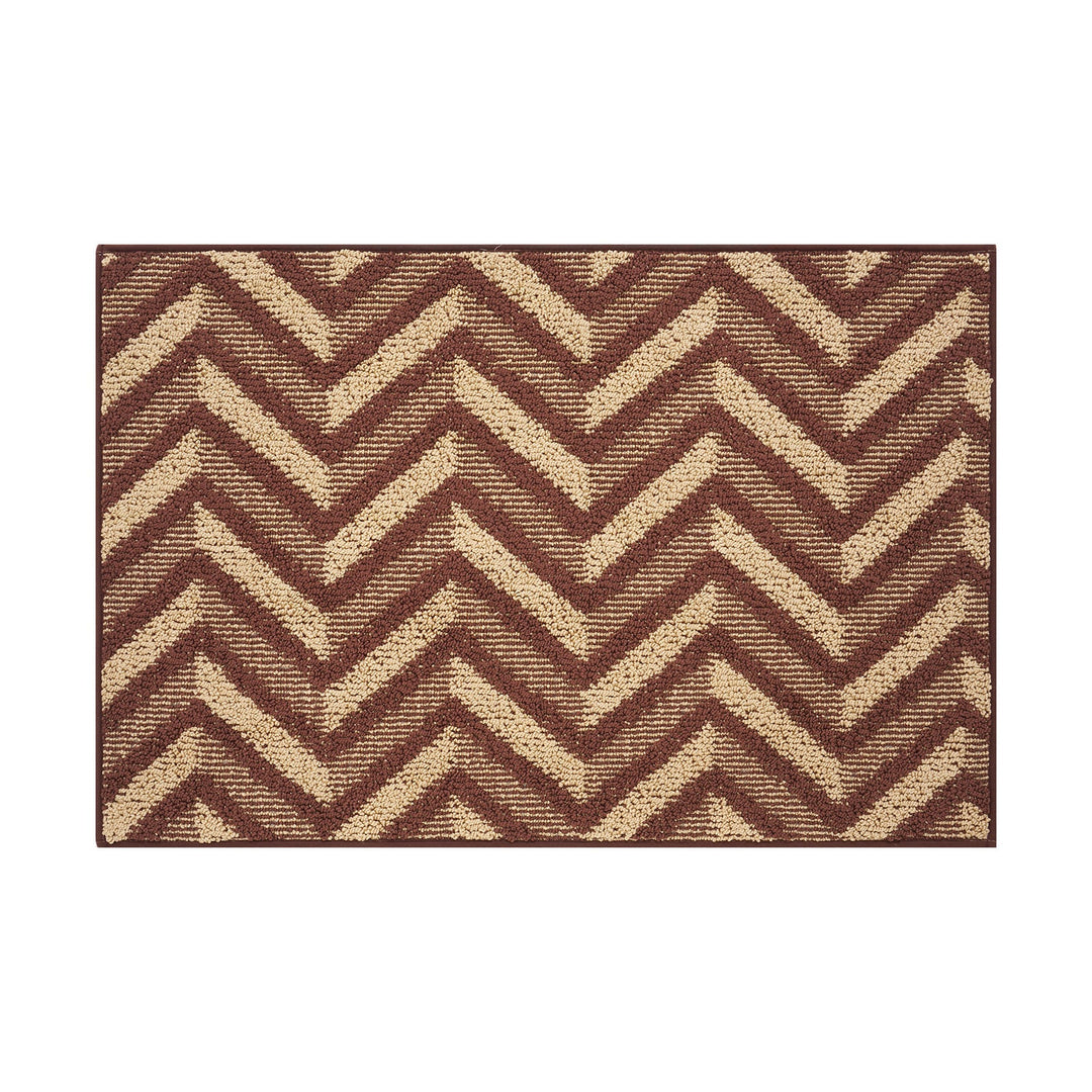 Textured Geometric Doormat Kalsten