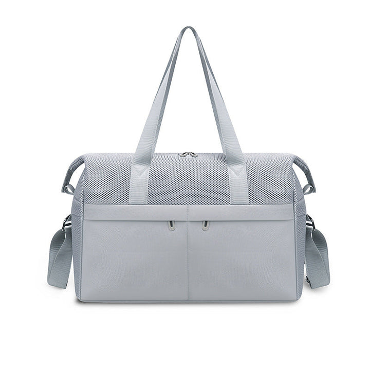 Sporty tote bag with breathable mesh material and multifunctional pockets Kalsten