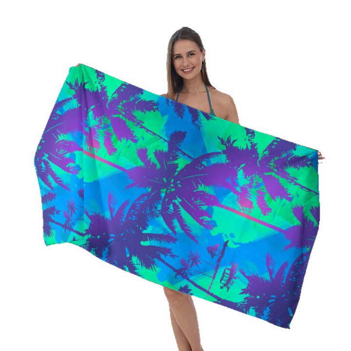 Beach towel with artistic underwater motif Kalsten