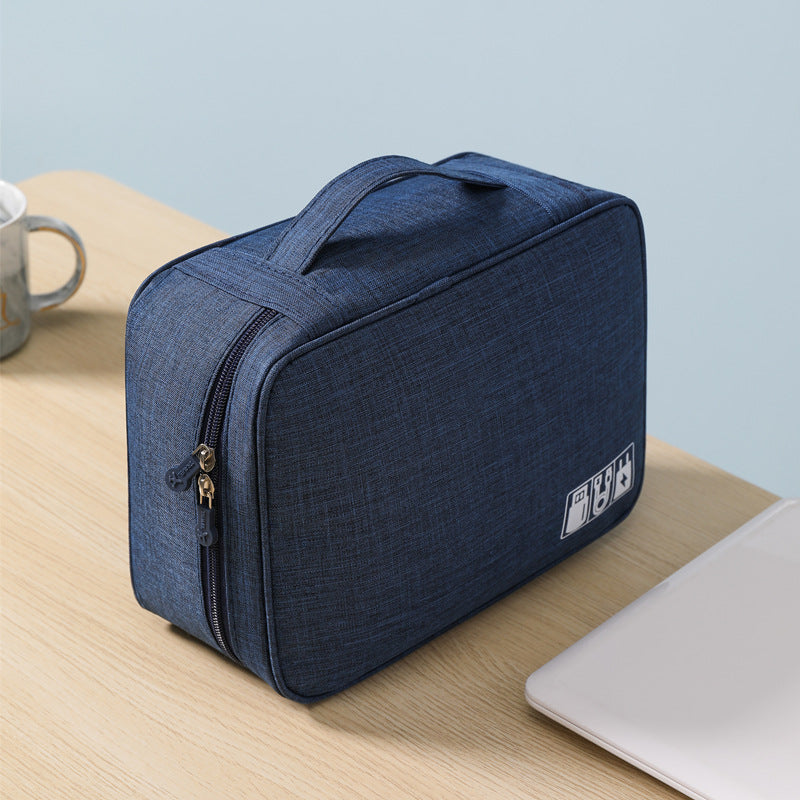 Multi-Compartment Electronic Accessories Organizer Kalsten