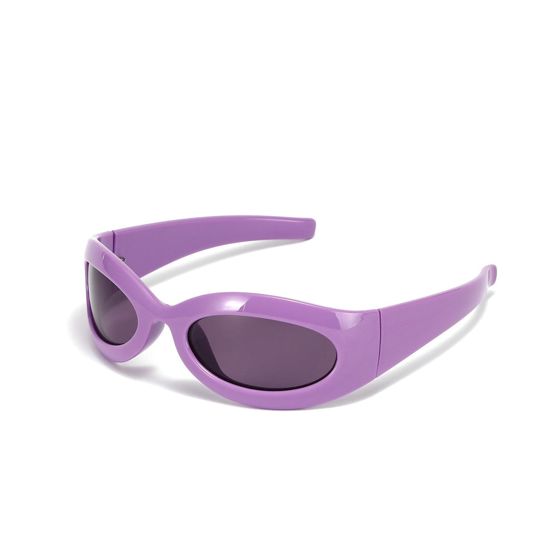 Women's fashionable retro sunglasses in trendy oval design Kalsten