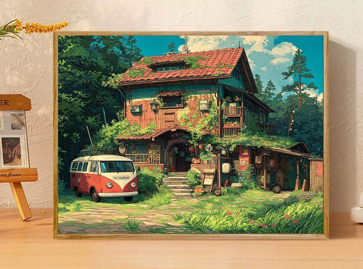 Whimsical Fantasy Illustration Canvas Art Kalsten