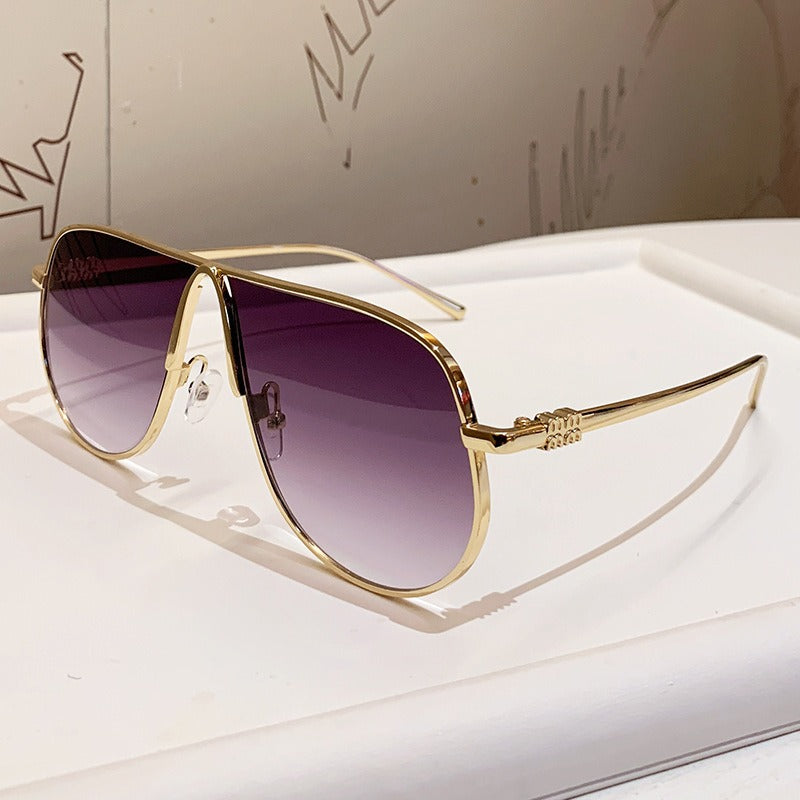Men's Luxurious Oversized Aviator Sunglasses Kalsten