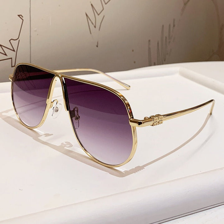 Men's Luxurious Oversized Aviator Sunglasses Kalsten