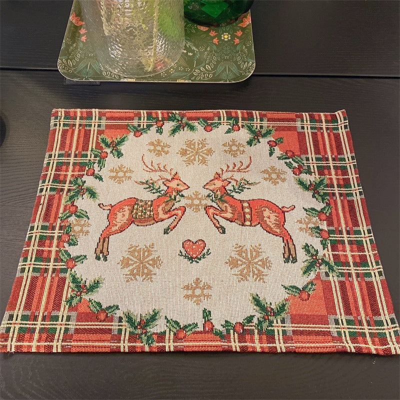 Festive Holiday-Themed Table Placemat