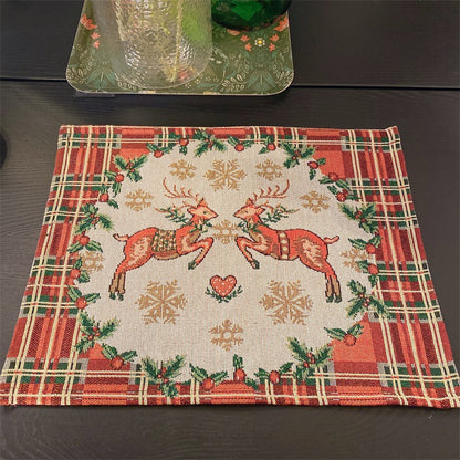 Festive Holiday-Themed Table Placemat