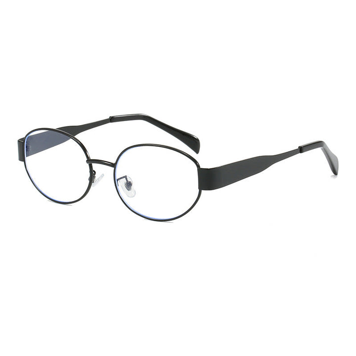 Oval sunglasses with elegant metal frame Kalsten