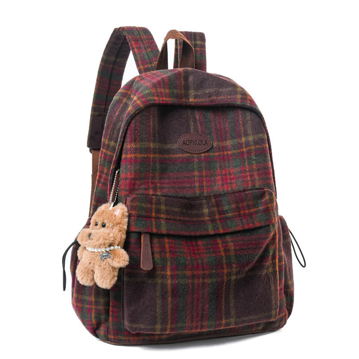 Cozy Patterned School Backpack Kalsten