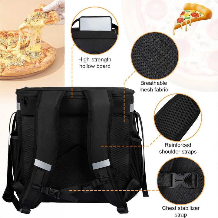Ladies Insulated Multi-Purpose Delivery Bag with Practical Outer Pockets Kalsten