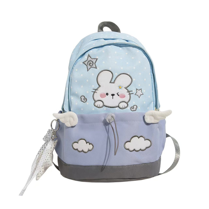 Whimsical Rabbit-Themed School Backpack Kalsten
