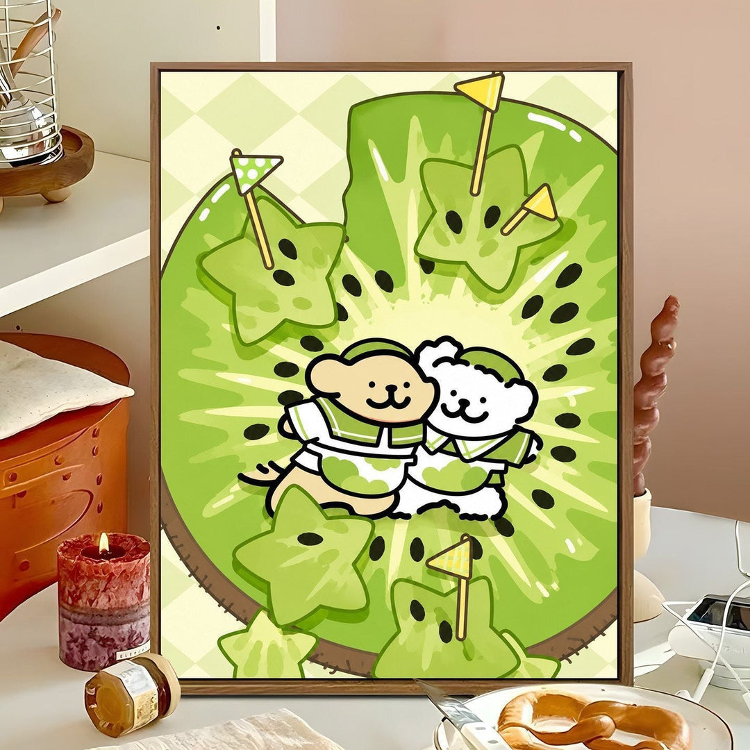 Cute Animal-Themed Swing Wall Art Kalsten