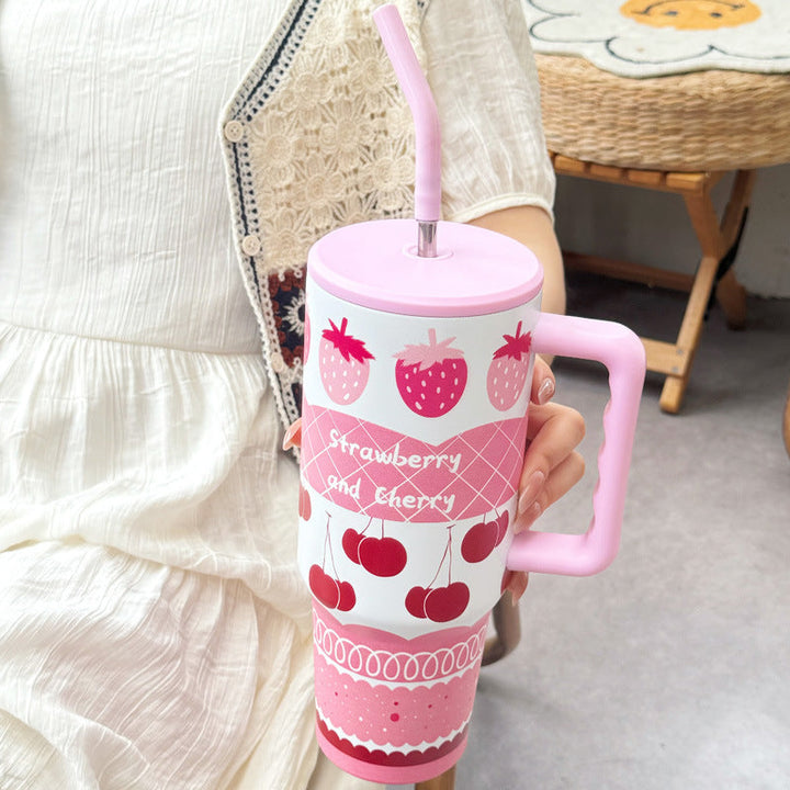Women's thermos cup with cheerful vegetable design Kalsten