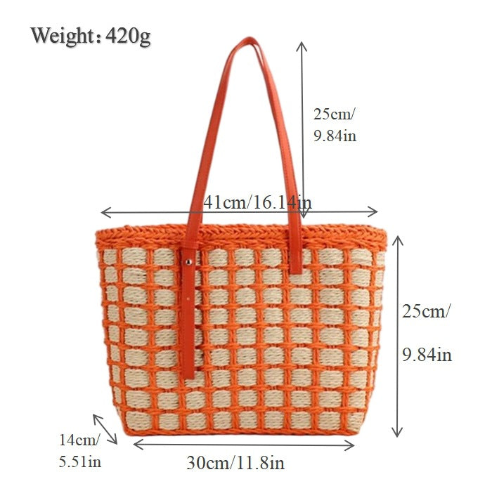 Handwoven basket bag Kalsten