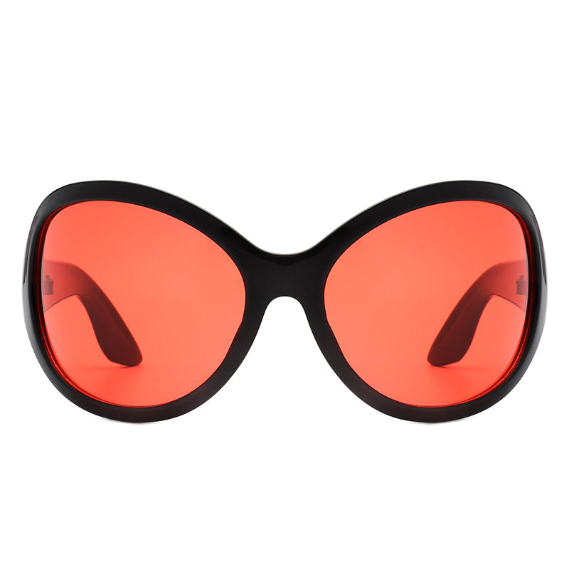 Ladies sunglasses in a stylish butterfly design with UV protection and wide frame Kalsten