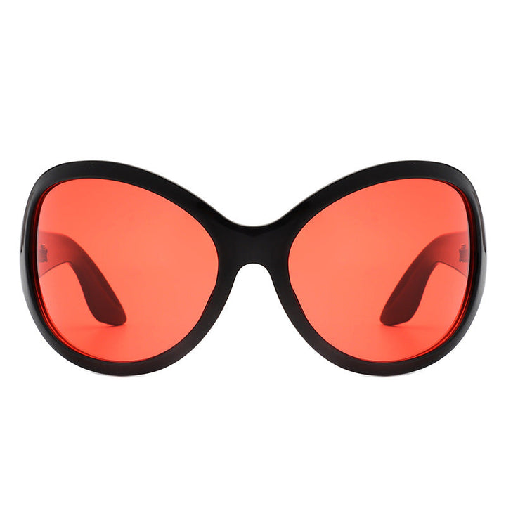 Ladies sunglasses in a stylish butterfly design with UV protection and wide frame Kalsten