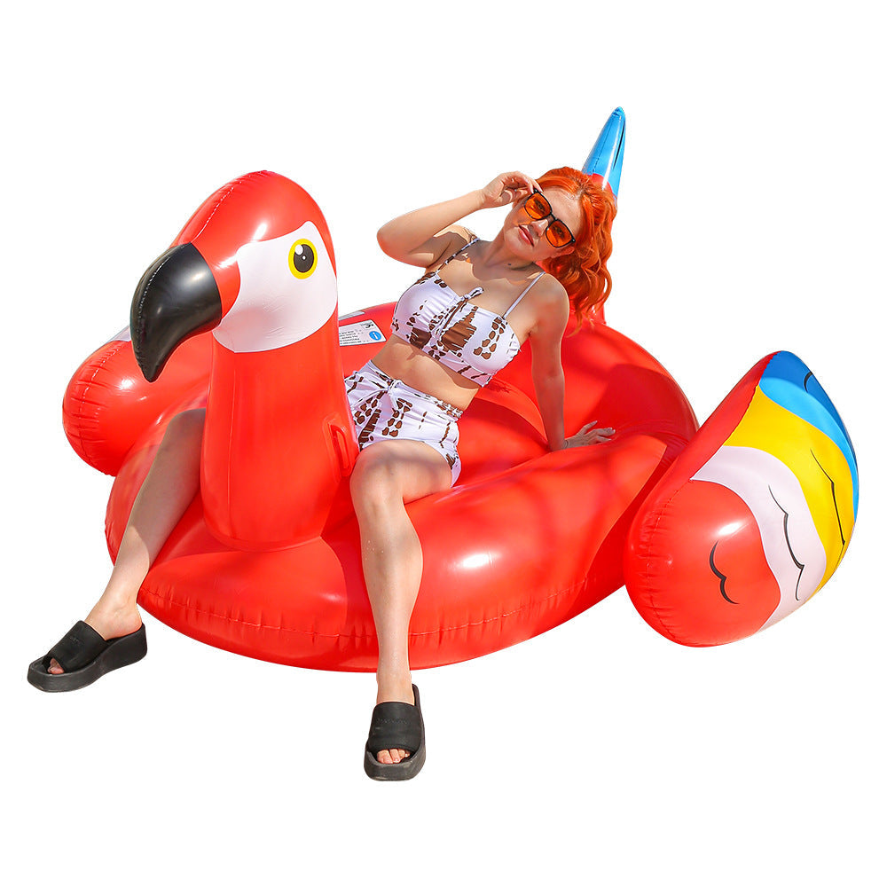 Ladies Inflatable Flamingo Swimming Island Kalsten