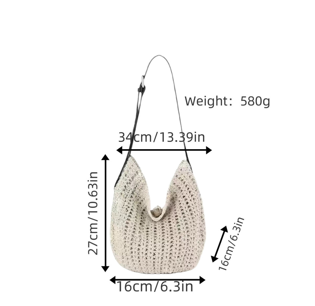 Hand-knotted shoulder bag Kalsten