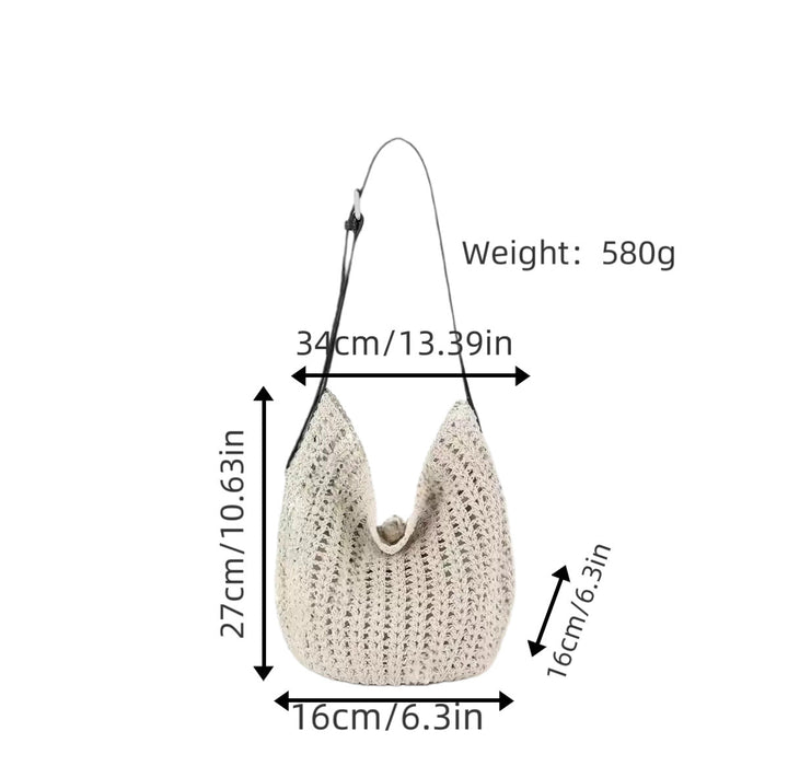 Hand-knotted shoulder bag Kalsten