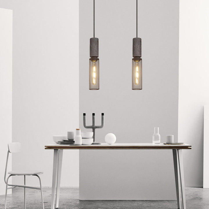 Modern Iron Grey Hanging Light Pendant Lampshade | Kalsten