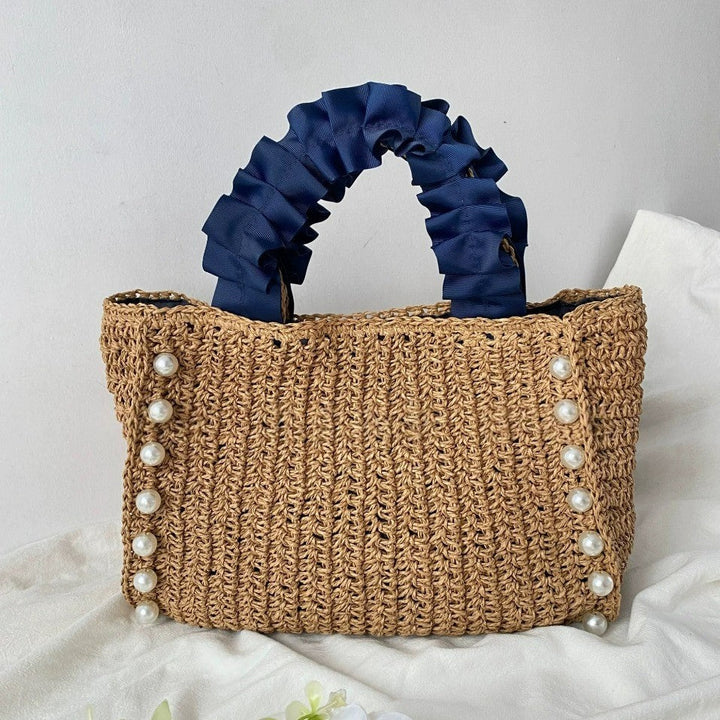 Bucket bag with ruffled handle Kalsten