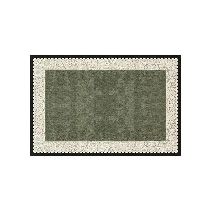 Decorative Lace Edged Entrance Mat